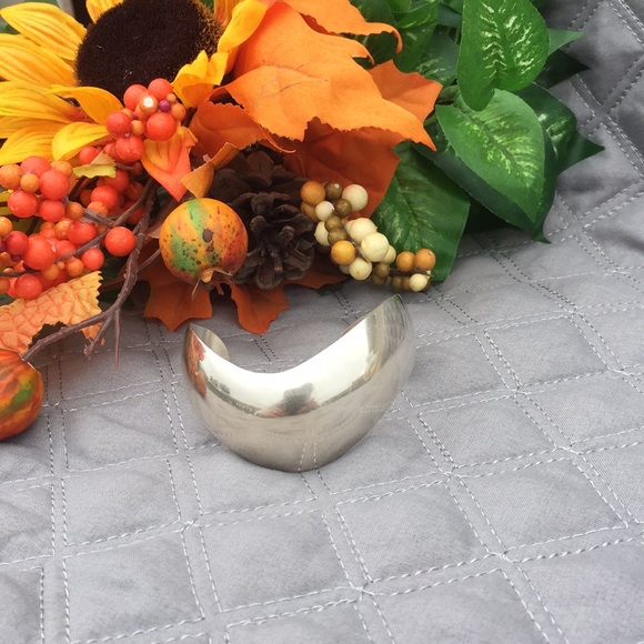 Vintage Sterling Silver Cuff - Picture 2 of 4